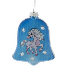 Украшение новогоднее "Колокольчик с лошадкой", L8 W2,5 H11 см