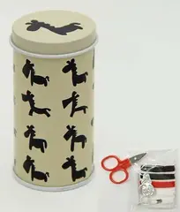 !09 Набор для рукоделия "Жирафы"(Нитки+иголки+ножницы)