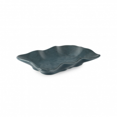 Блюдо овальное STONE синий 26см