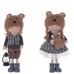 Игрушка набивная с подсветкой "Мальчик/Девочка", L13 W9 H37 см, 2в.