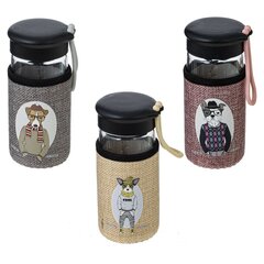 Бутылка, 250 мл, L7 W6,5 H14 см, дизайн микс