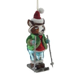 Украшение новогоднее "Енот", L6 W6,5 H15 см