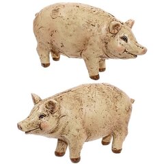 Фигурка декоративная "Свинка", Д11 Ш4 В9 см, 2в