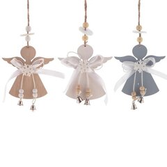 Украшение новогоднее "Ангел", L14 W1,5 H14 см, 3в.