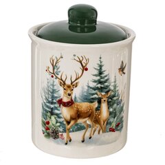 Ёмкость для сыпучих продуктов "Олени", 450 мл, L10 W10 H14 см