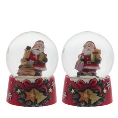 Фигурка декор в стекл шаре "Дед Мороз ", D6,5 см, L6,5 W6,5 H8 см, 2в.