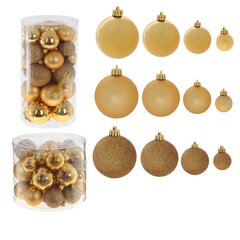 Набор из 40шт Украшение новогоднее "Шар", D 6/5/4/3 см, L14 W14 H26 см