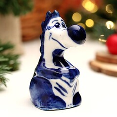 !Сувенир 2 штуки "Дракон Кай", гжель