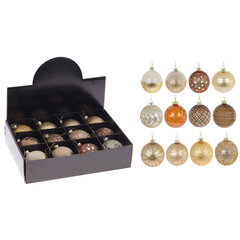 Набор из 12шт Украшение новогоднее "Шар", D 8 см, L35 W25 H8,5 см