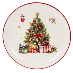 Тарелка "Елочка", D24 см, L25,5 W25,5 H2 см