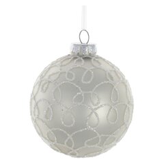 Украшение новогоднее Шар "Завиток", D 8 см, L8 W8 H8 см