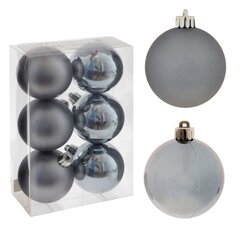 Набор из 6шт Украшение новогоднее "Шар", D 6 см, L6 W6 H7 см