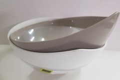 !НАБОР 4 ШТУКИ - Салатник малый 15x15x6 см. пластик, цвет -микс