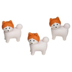 !Ластик 5 штук фигурный "Собачка" микс