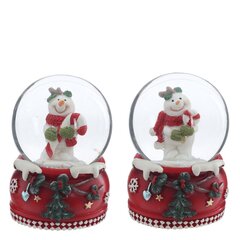 Фигурка декоративная "Снеговик" в стекл шаре, D 4.5 см, L4,5 W4,5 H6,5 см, 2в.