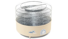 Сушилка для овощей и фруктов Ротор Дива СШ-007-07 520Вт 3под. прозрачный