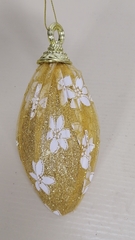 !09 Набор елочных украшений 6 штук h-11 см. "Капля CLASSIC GOLD"" , цвет золотой