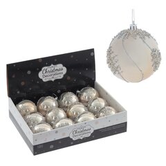 Набор из 12шт Украшение новогоднее "Шар", D 8 см, L36 W27 H9 см