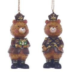 Фигурка декоративная подвесная "Медвежонок",  L3,5 W3,5 H10,5 см, 2в.