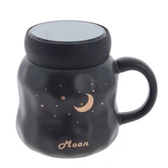 Кружка с крышкой, 450 мл, L13 W9,5 H11 см