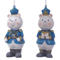 Фигурка декоративная подвесная "Медвежонок",  L3,5 W3,5 H10,5 см, 2в.