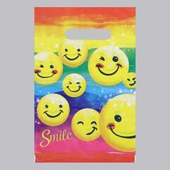 !Пакет "Смешинки" 25 штук полиэтиленовый с вырубной ручкой, 30 мкм, 20 х 30 см