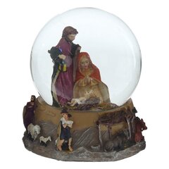 Фигурка декоративная "Рождество" в стекл шаре, D 10 см, L12 W12 H12 см