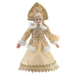 Снегурочка с ёмкостью для конфет, L18 W13 H36 см