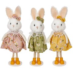 Фигурка декоративная "Зайка" (блок 6шт), L5 W3 H15 см, 3в.