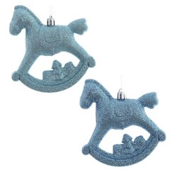 Набор из 2шт, Украшение новогоднее "Лошадка", L10 W5 H11 см