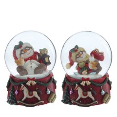 Фигурка декоративная "Снеговик" в стекл шаре, D 6.5 см, L6,5 W7 H9 см, 2в.