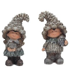 Фигурка декоративная "Мальчик/ Девочка, L10 W7,5 H20 см, 2в.