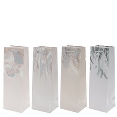 Пакет подарочный (бумага 210г/м2, (блок микс 12шт), L12 W10 H35 см, 4в.