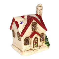 Фигурка декоративная "Домик" с подсветкой (LR44x2), L15 W12,5 H19 см