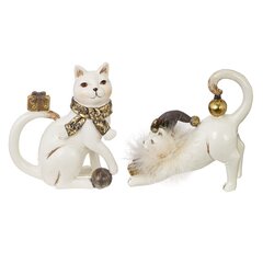 Фигурка декоративная "Кошка", L10 W5 H13 см, 2в.