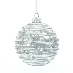 Украшение новогоднее Шар "Планета птиц", D 8 см, L8 W8 H8 см