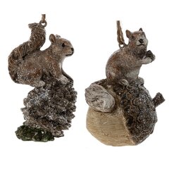 Изделие декоративное подвесное "Белочка", L7 W6 H9,5 см, 2в.