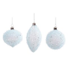Украшение новогоднее "Шар/Капля/Сосулька", L6 W6 H13,5 см, 3в.