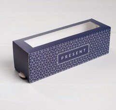 !09 Коробка складная (набор 10 штук) Present 18 х 5,5 х 5,5 см.