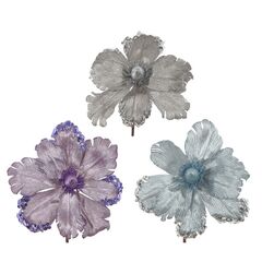 Цветок искусственный "Магнолия", L22 W22 H20 см, 3в.