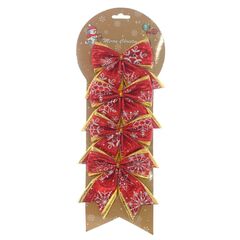 Набор из 4шт Изделие декоративное "Бант", L13,5 W1,5 H35,5 см