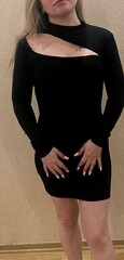 !09 Платье вечернее мини (лапша) размер 42 цвет черный