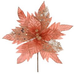 Цветок искусственный "Пуансеттия", L32 W32 H38 см