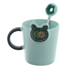 Кружка с ложкой, 350 мл, L12 W9,5 H11 см