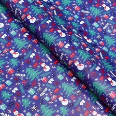 !09 Бумага глянцевая 2 листа "Праздник в лесу", 70 х 100 см