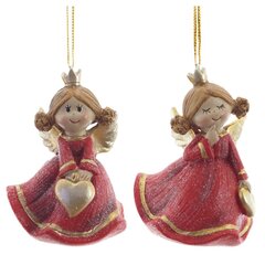 Фигурка декоративная подвесная "Ангел",   L5 W4,5 H7 см, 2в.