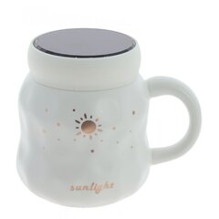 Кружка с крышкой, 450 мл, L13 W9,5 H11 см