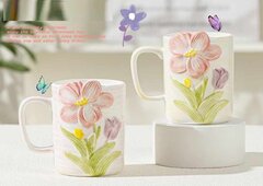 Кружка, L8,5 W8,5 H10,5 см, дизайн микс