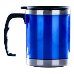 !09 Термокружка, 450 мл, Алтай, сохраняет тепло 2 ч, 11 х 12 см, синяя