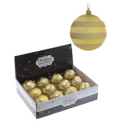 Набор из 12шт Украшение новогоднее "Шар", D 8 см, L35 W27 H8,5 см